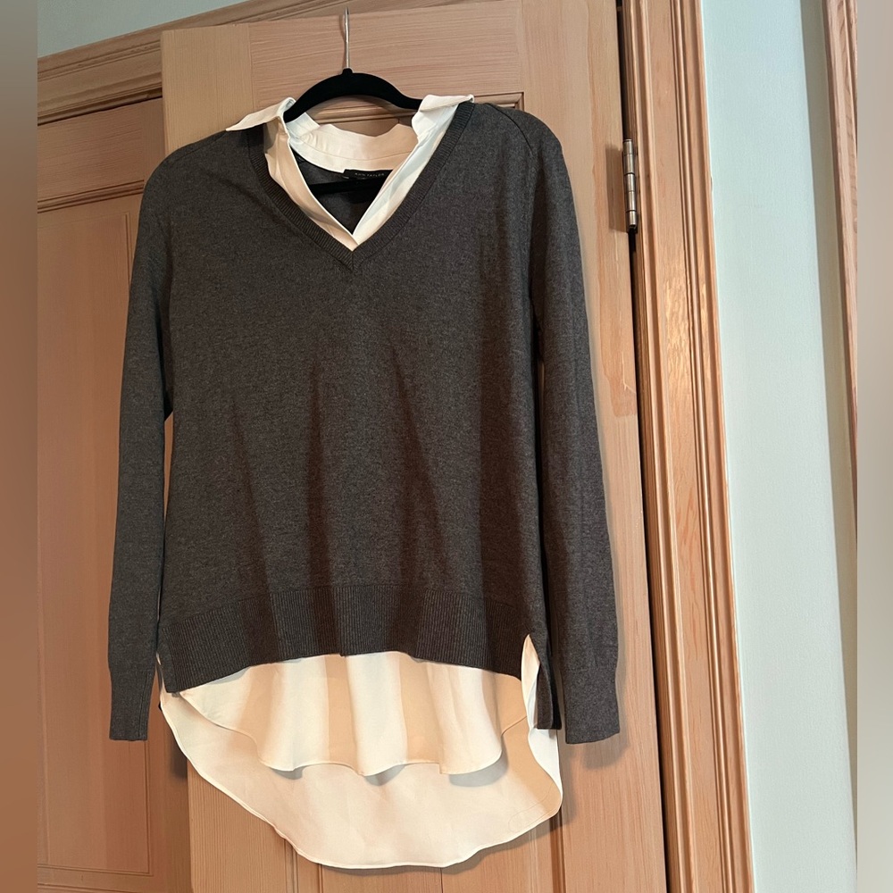 Ann Taylor Mixed Media Sweater